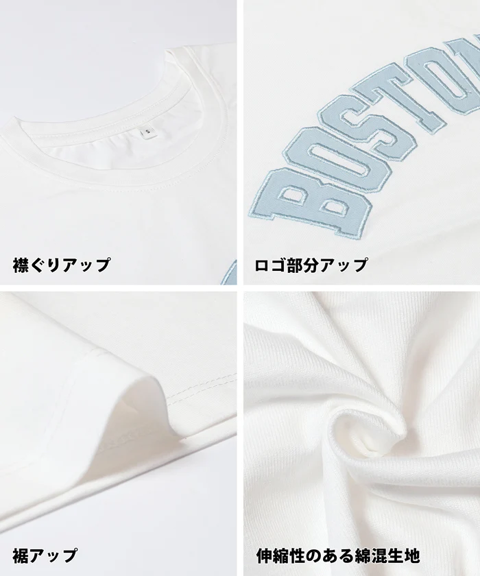 オーバーシルエットロゴTシャツ レディース メール便不可 - Image 16
