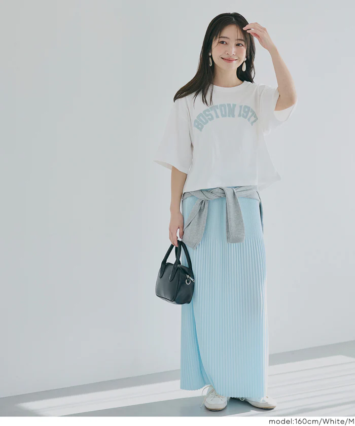 オーバーシルエットロゴTシャツ レディース メール便不可 - Image 2