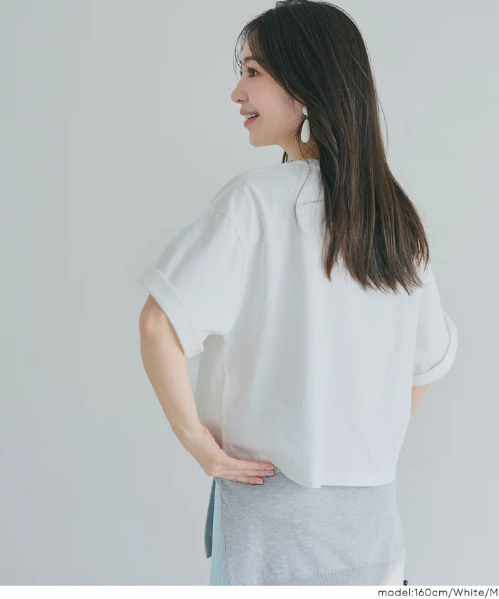 オーバーシルエットロゴTシャツ レディース メール便不可 - Image 6
