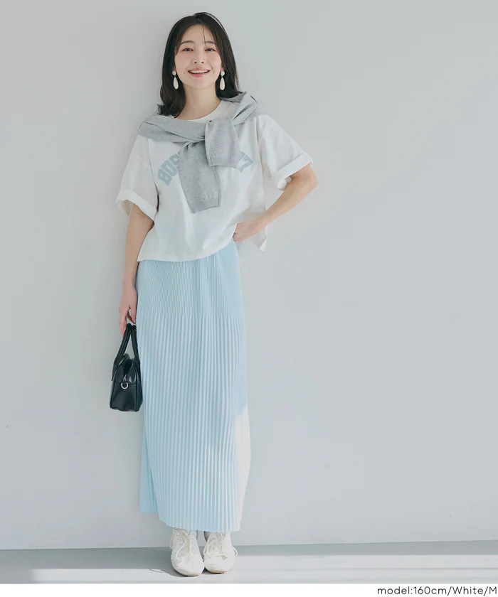 オーバーシルエットロゴTシャツ レディース メール便不可 - Image 7
