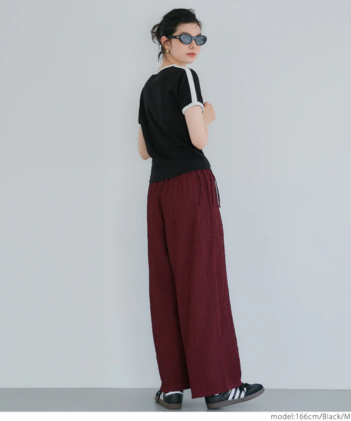 セール★1290円→550円 スムースコンパクトリンガーTシャツ レディース メール便不可 - Image 16