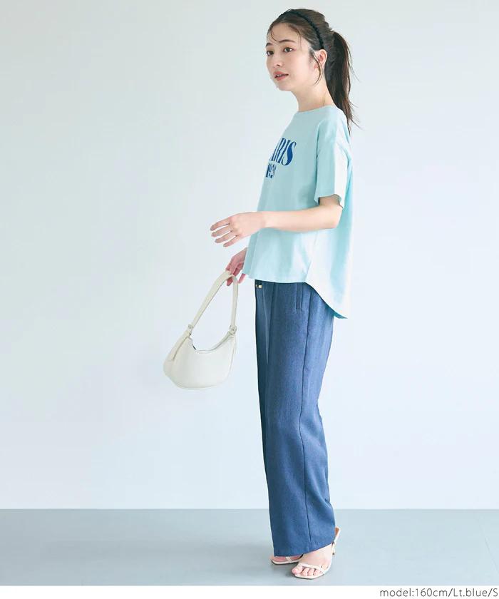 セール★990円→550円 テールカットロゴTシャツ レディース メール便不可 - Image 8