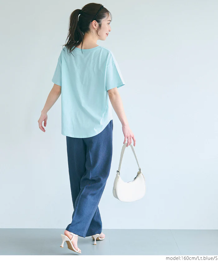 セール★990円→550円 テールカットロゴTシャツ レディース メール便不可 - Image 9