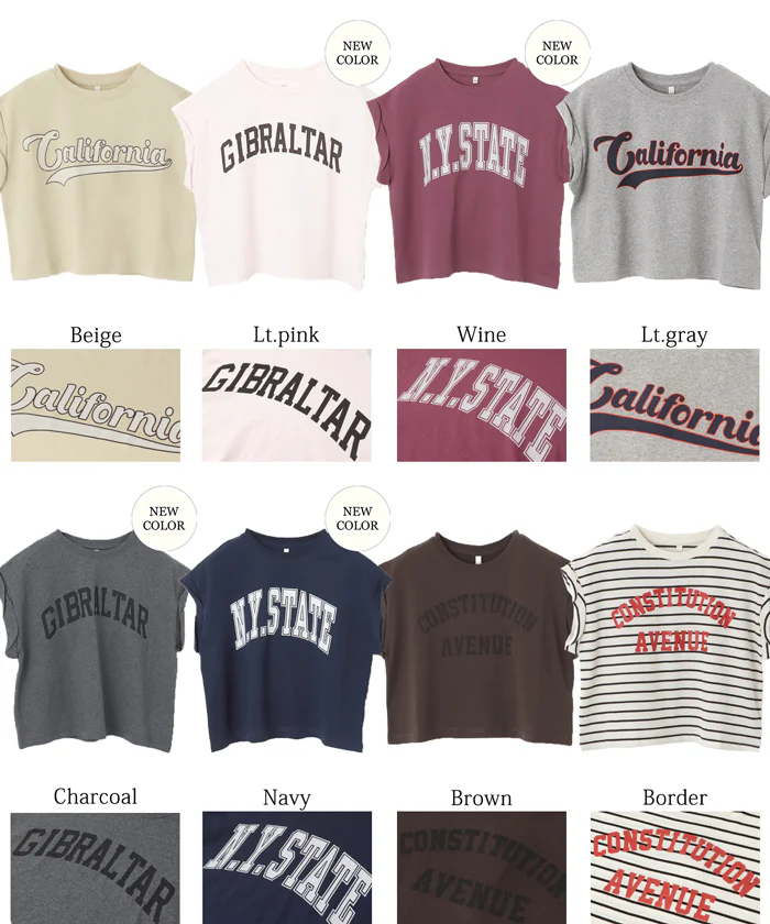 親子お揃いレギュラーウェイトロールアップロゴTシャツ キッズ メール便可 - Image 19