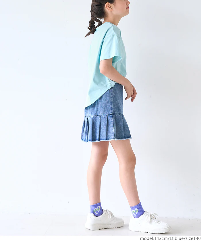 セール★890円→590円 親子お揃いテールカットロゴTシャツ キッズ メール便不可 - Image 11