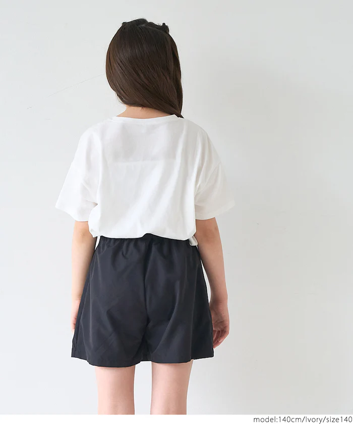 セール★890円→590円 親子お揃いテールカットロゴTシャツ キッズ メール便不可 - Image 8