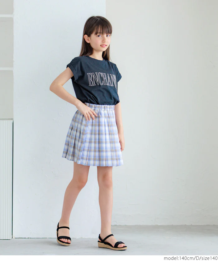 セール★790円→590円 親子お揃いフレンチスリーブロゴTシャツ キッズ メール便不可 - Image 14