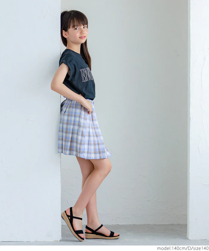 セール★790円→590円 親子お揃いフレンチスリーブロゴTシャツ キッズ メール便不可 - Image 16