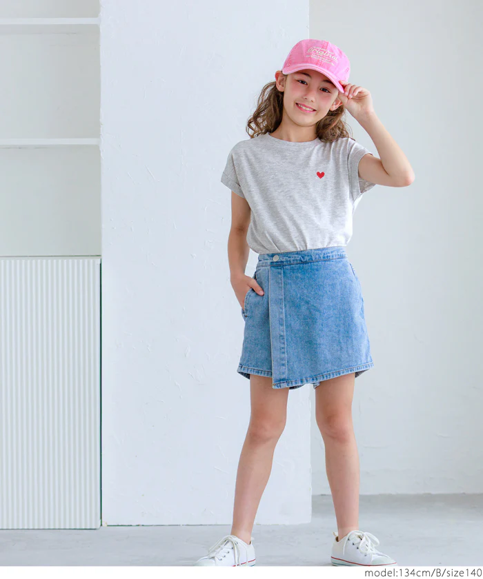 セール★790円→590円 親子お揃いフレンチスリーブロゴTシャツ キッズ メール便不可 - Image 6