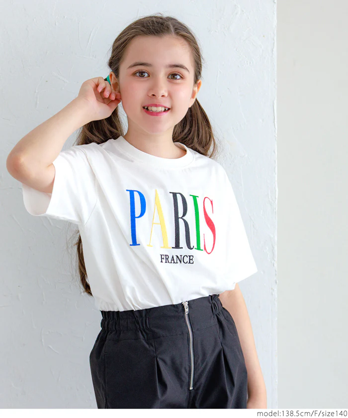 セール★790円→590円 親子お揃いベーシックロゴTシャツ キッズ メール便不可 - Image 18