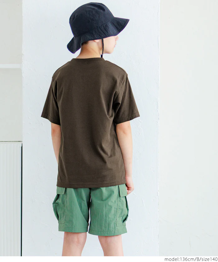 セール★790円→590円 親子お揃いベーシックロゴTシャツ キッズ メール便不可 - Image 6