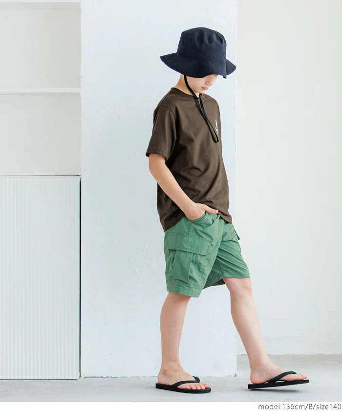 セール★790円→590円 親子お揃いベーシックロゴTシャツ キッズ メール便不可 - Image 7