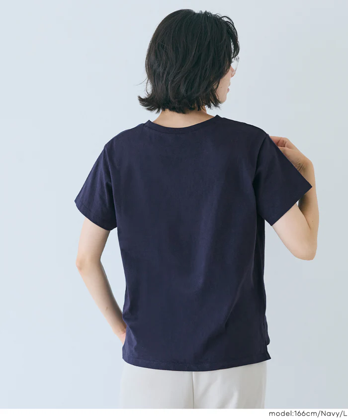 サイドスリットプリントTシャツ レディース メール便不可 - Image 13