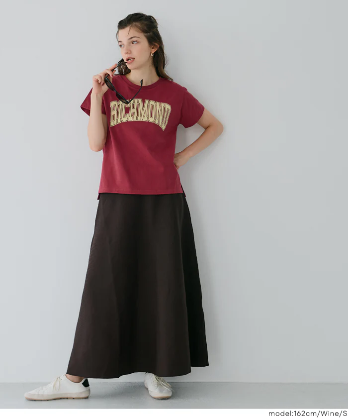 サイドスリットプリントTシャツ レディース メール便不可 - Image 16