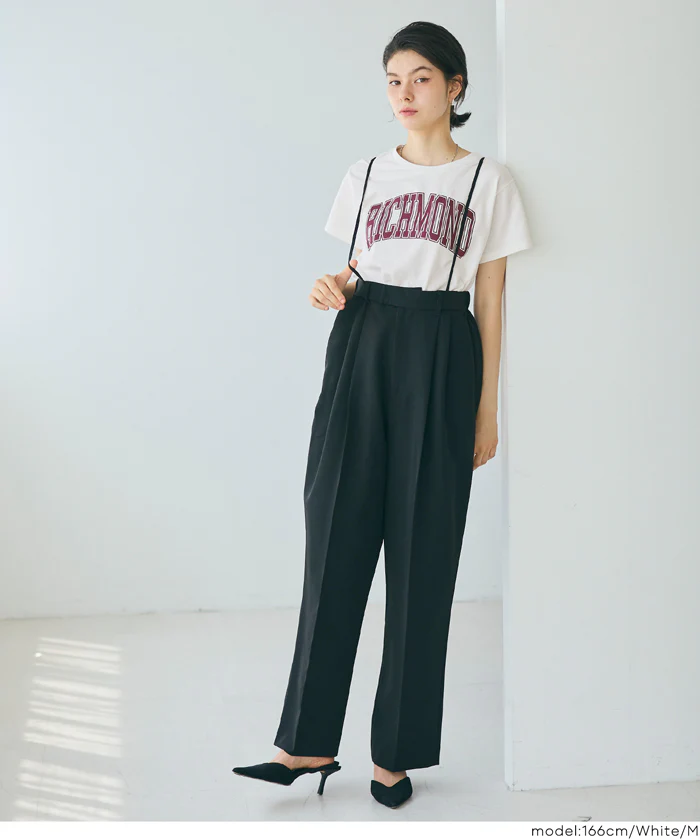 サイドスリットプリントTシャツ レディース メール便不可 - Image 6