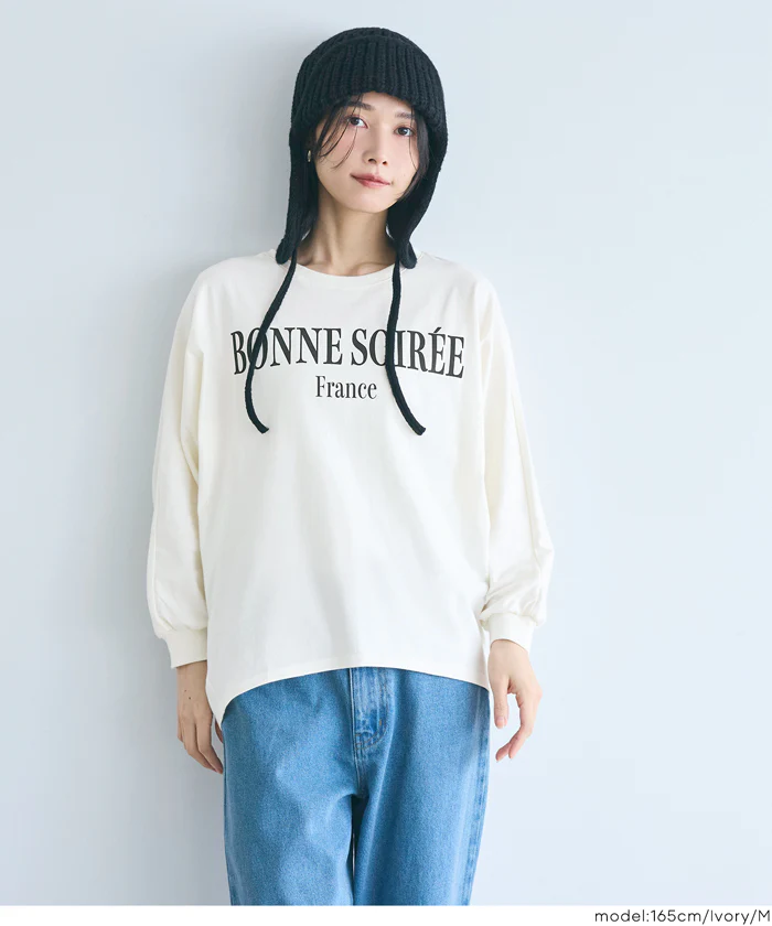 セール★1490円→990円ドルマンロゴTシャツ レディース メール便不可 - Image 3