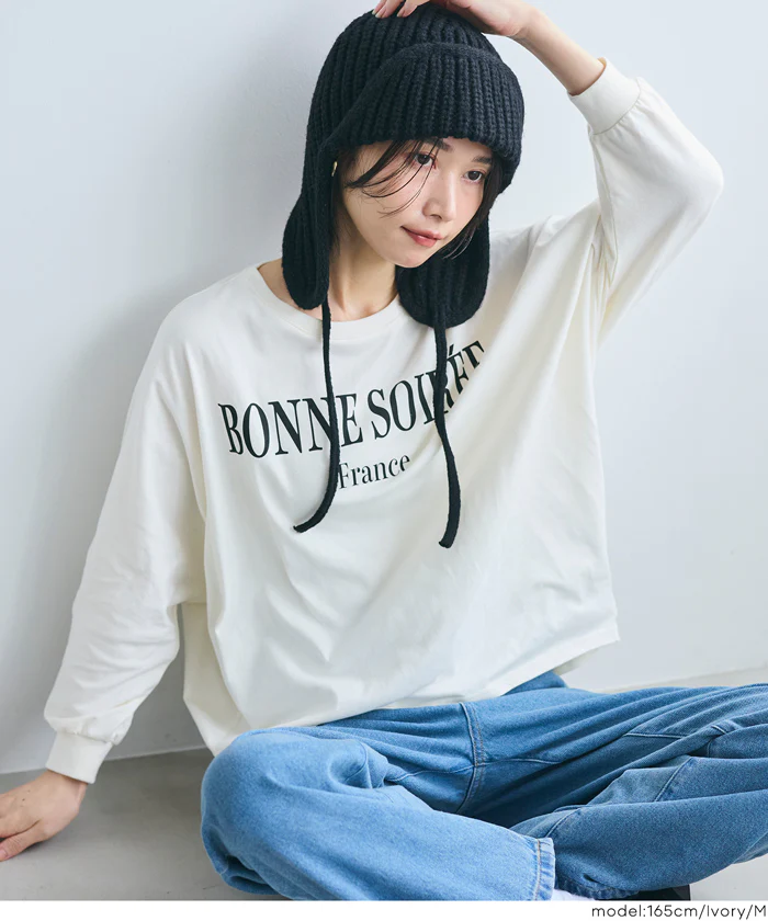 セール★1490円→990円ドルマンロゴTシャツ レディース メール便不可 - Image 6