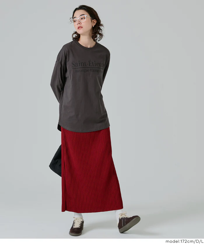 セール★1290円→990円 ビッグロゴロングTシャツ レディース メール便不可 - Image 14