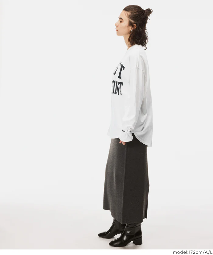 セール★1290円→990円 ビッグロゴロングTシャツ レディース メール便不可 - Image 5