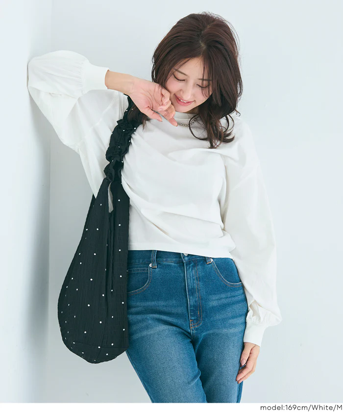 セール★1490円→990円 ビッグシルエットトップス レディース メール便不可 - Image 4
