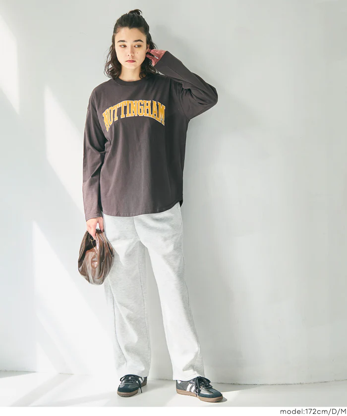 セール★1290円→990円 ビッグロゴ長袖Tシャツ レディース メール便不可 - Image 15