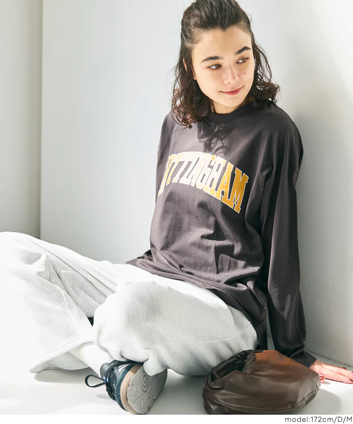 セール★1290円→990円 ビッグロゴ長袖Tシャツ レディース メール便不可 - Image 16