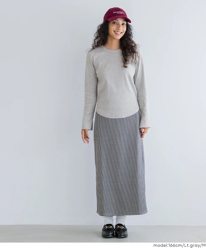 リブクルーネックTシャツ レディース メール便不可 - Image 17