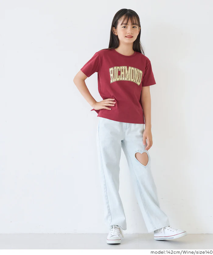 セール★890円→590円 親子お揃いサイドスリットプリントTシャツ キッズ メール便不可 - Image 10