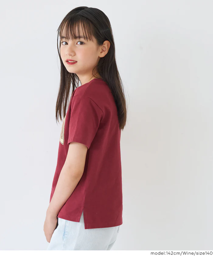 セール★890円→590円 親子お揃いサイドスリットプリントTシャツ キッズ メール便不可 - Image 11