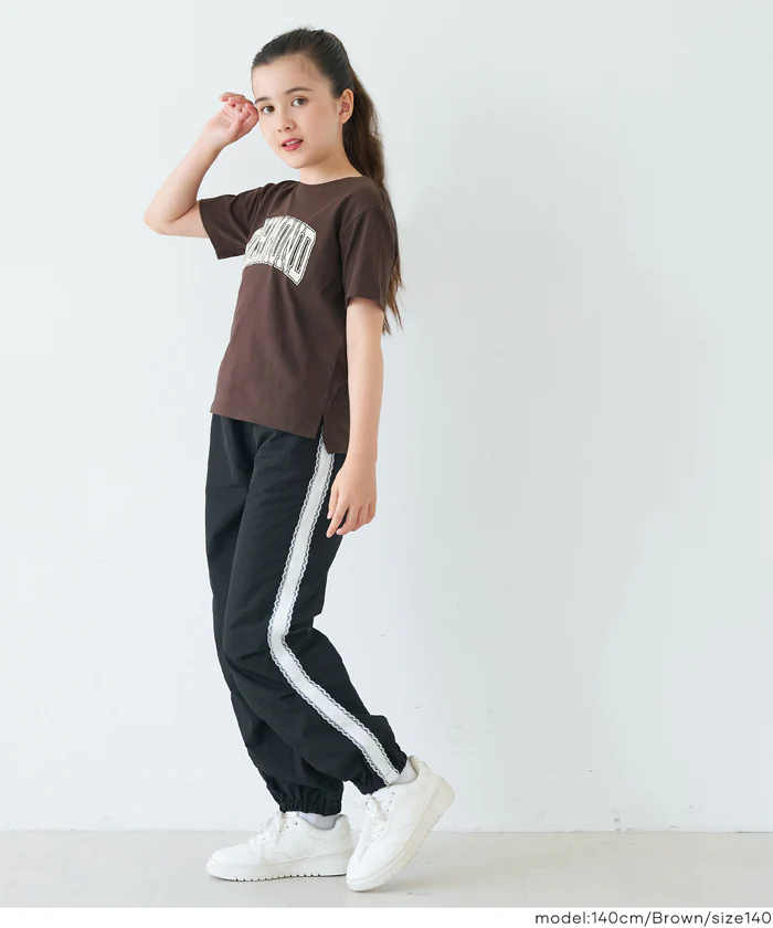 セール★890円→590円 親子お揃いサイドスリットプリントTシャツ キッズ メール便不可 - Image 14