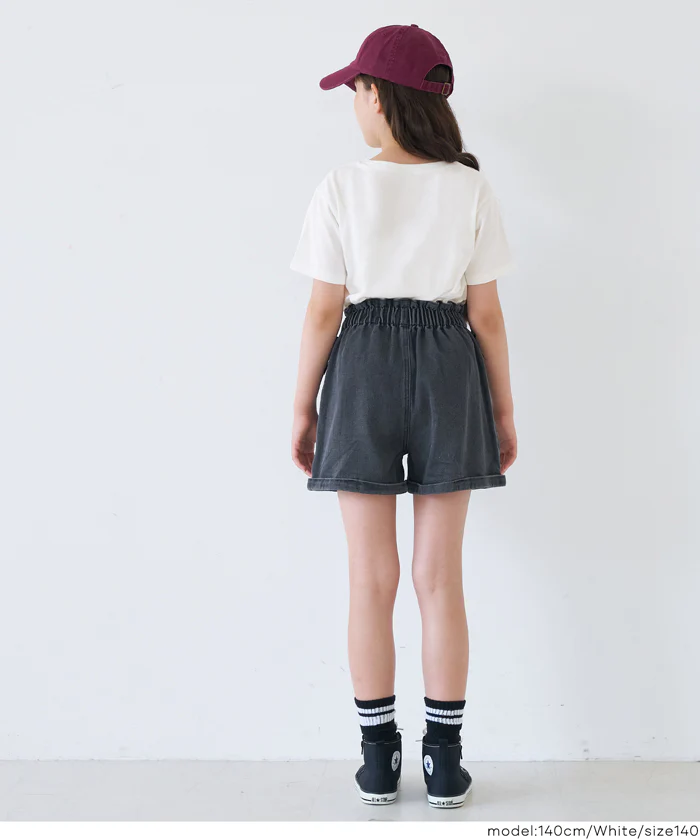 セール★890円→590円 親子お揃いサイドスリットプリントTシャツ キッズ メール便不可 - Image 4