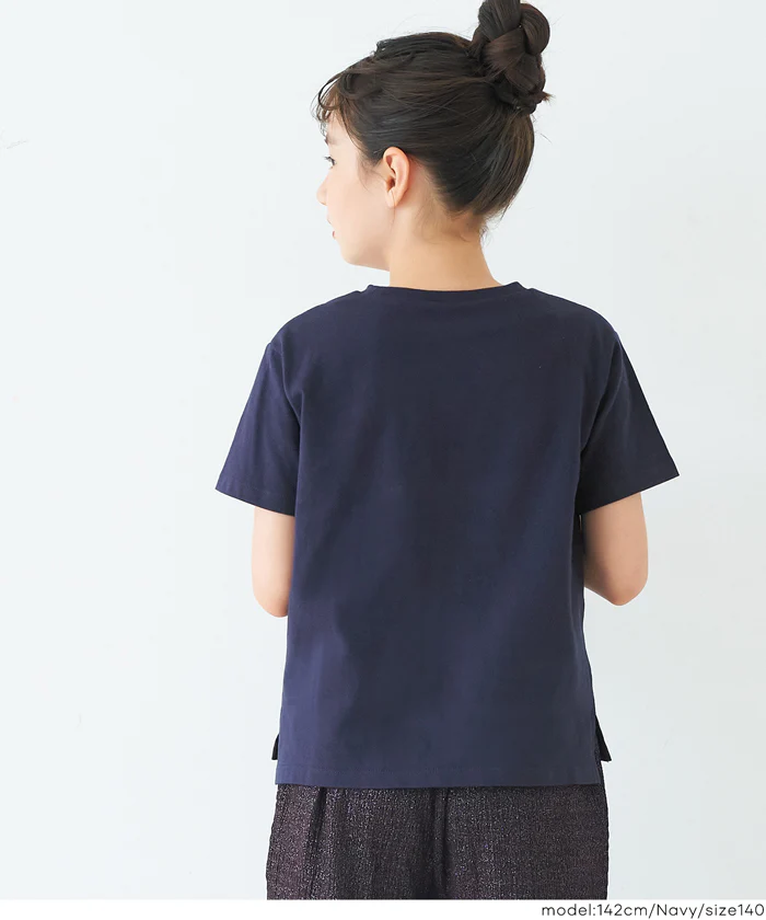 セール★890円→590円 親子お揃いサイドスリットプリントTシャツ キッズ メール便不可 - Image 7