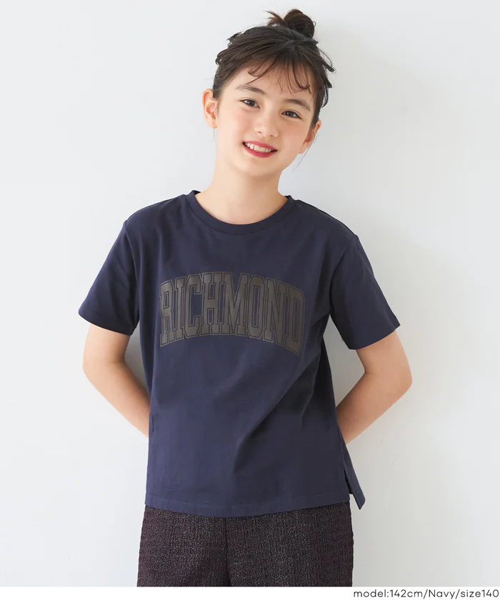 セール★890円→590円 親子お揃いサイドスリットプリントTシャツ キッズ メール便不可 - Image 9