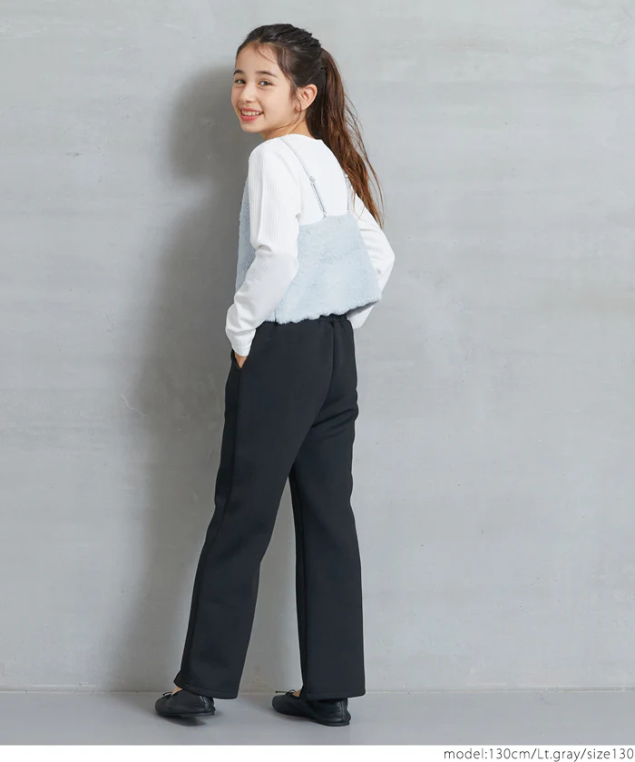 WEB限定セール★2490円→1990円フェイクファービスチェ＆長袖Tシャツ 2点セット キッズ メール便不可 - Image 5