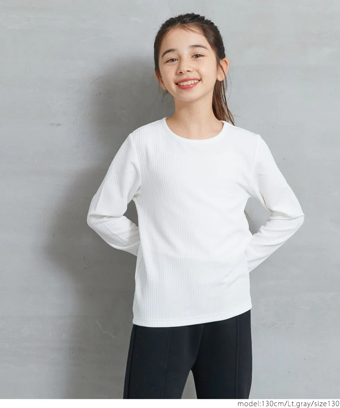 WEB限定セール★2490円→1990円フェイクファービスチェ＆長袖Tシャツ 2点セット キッズ メール便不可 - Image 6