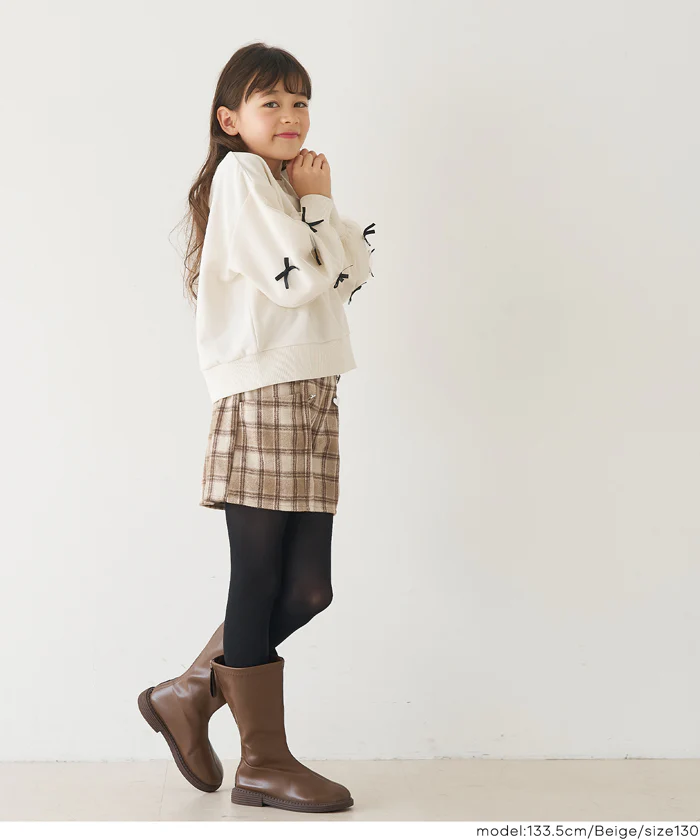 ハートボタンチェックショーパン キッズ メール便不可 - Image 12