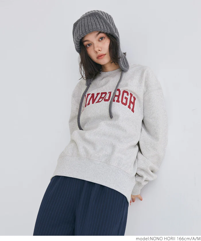 セール★2690円→1690円 ヘビーウェイト裏起毛カレッジスウェットトップス レディース メール便不可 - Image 13