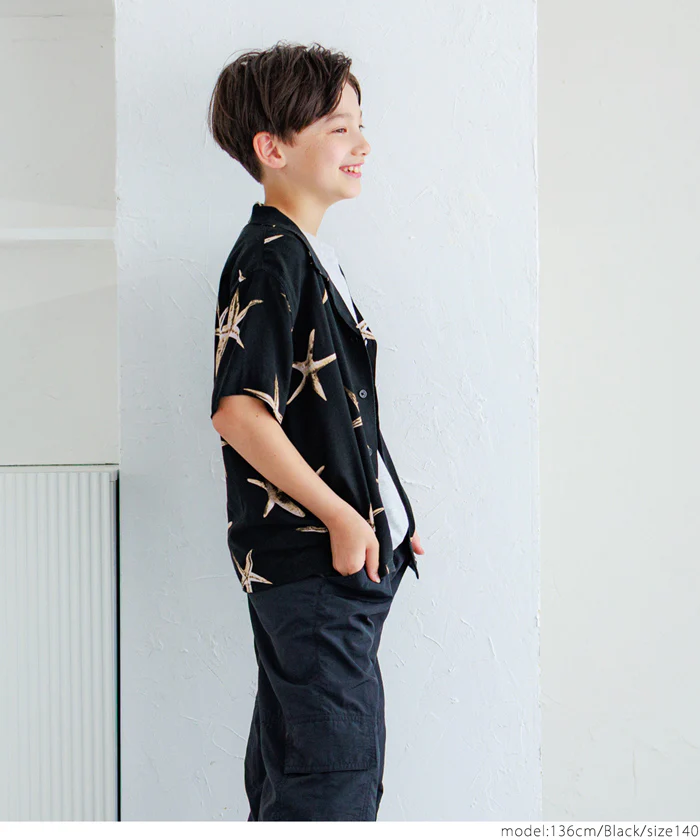 親子お揃いレーヨンヒトデシャツ キッズ メール便可 - Image 4