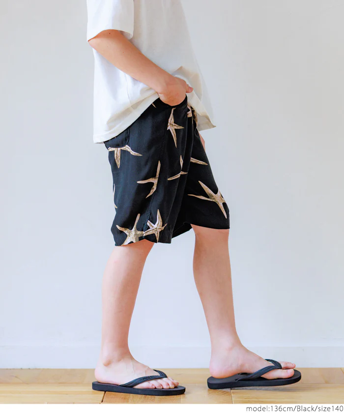 親子お揃いレーヨンヒトデハーフパンツ キッズ メール便可 coca コカ - Image 4