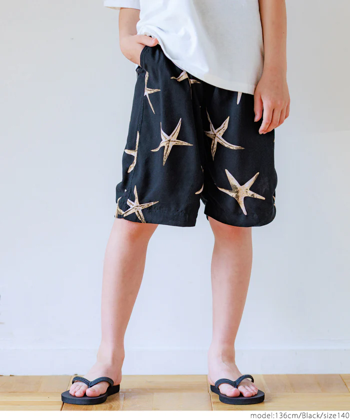 親子お揃いレーヨンヒトデハーフパンツ キッズ メール便可 coca コカ - Image 6