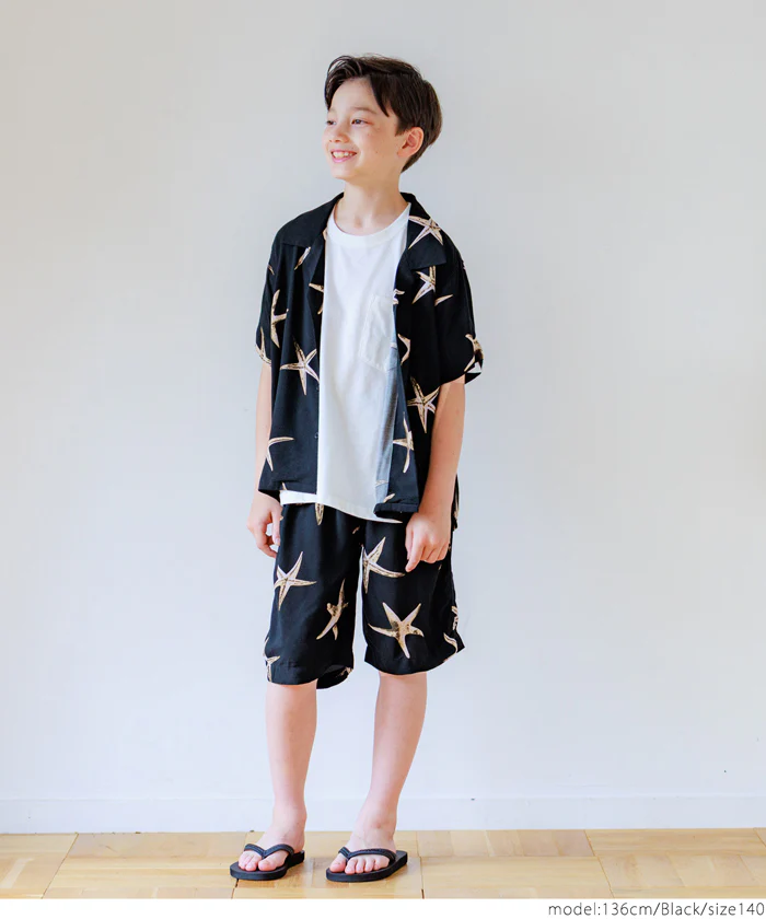 親子お揃いレーヨンヒトデハーフパンツ キッズ メール便可 coca コカ - Image 9