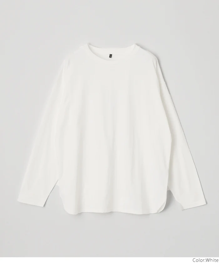 セール★1490円→550円 Tシャツ メンズ サイドスリット ロングTシャツ 無地 長袖 クルーネック リブ レイヤード カットソー ボーダー メール便不可 24ss coca コカ - Image 13