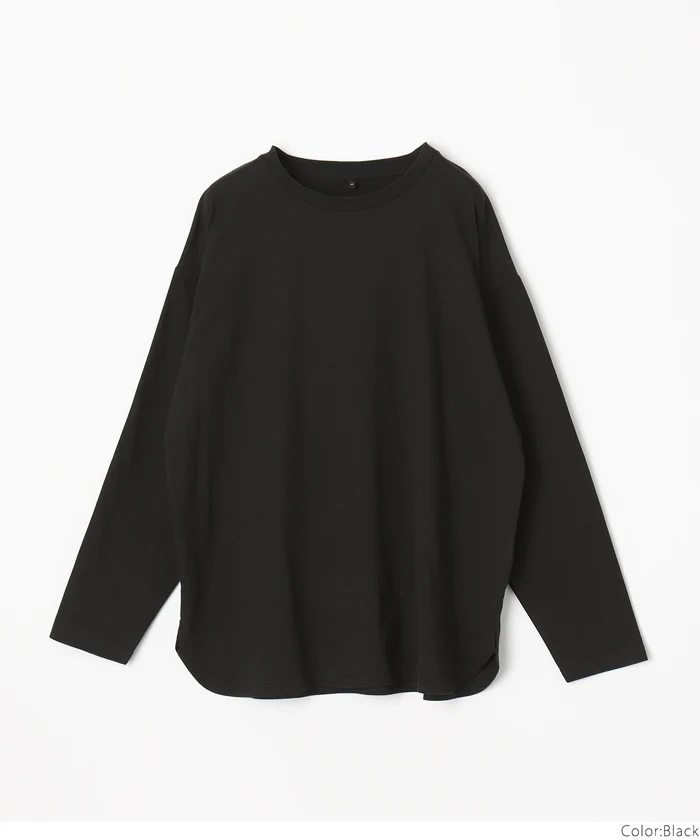 セール★1490円→550円 Tシャツ メンズ サイドスリット ロングTシャツ 無地 長袖 クルーネック リブ レイヤード カットソー ボーダー メール便不可 24ss coca コカ - Image 14