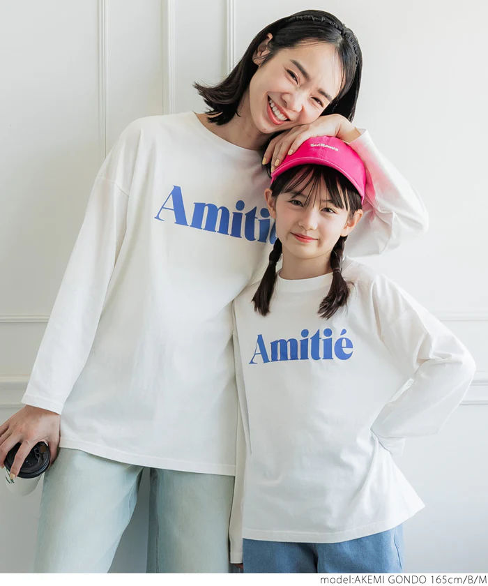 ビッグシルエットアソートプリントロングTシャツ レディース メール便不可 - Image 11
