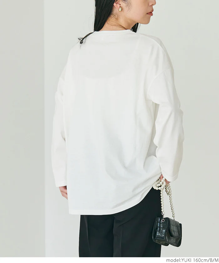 ビッグシルエットアソートプリントロングTシャツ レディース メール便不可 - Image 9