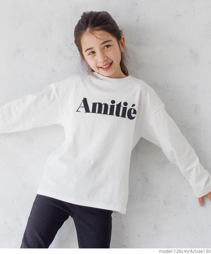 WEB限定セール★790円→550円 親子お揃いゆるシルエットアソートプリントロンT キッズ メール便可 - Image 5