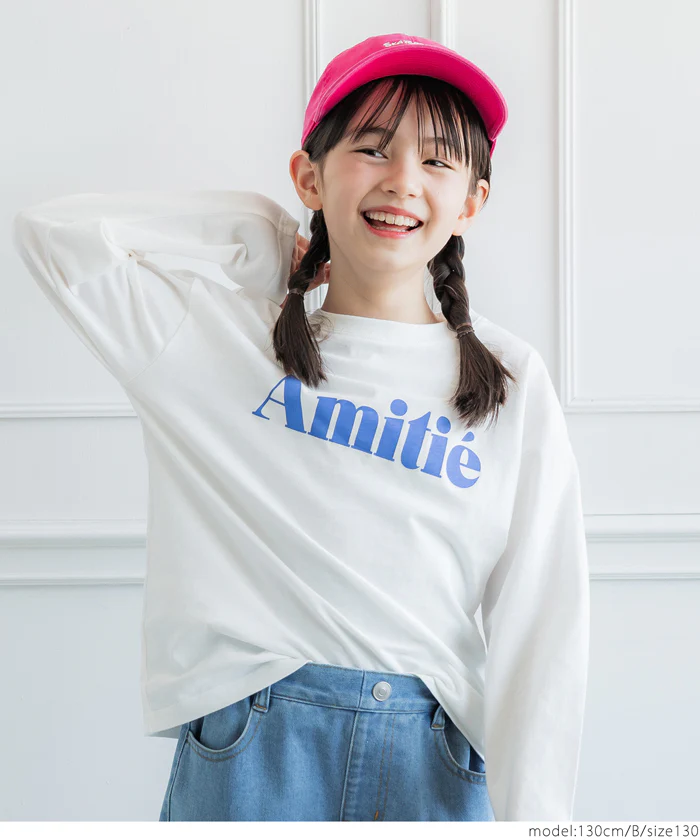 WEB限定セール★790円→550円 親子お揃いゆるシルエットアソートプリントロンT キッズ メール便可 - Image 9