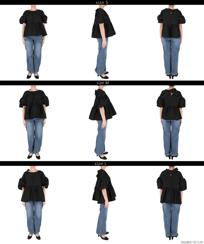パリフワバックリボンブラウス レディース メール便不可 - Image 19