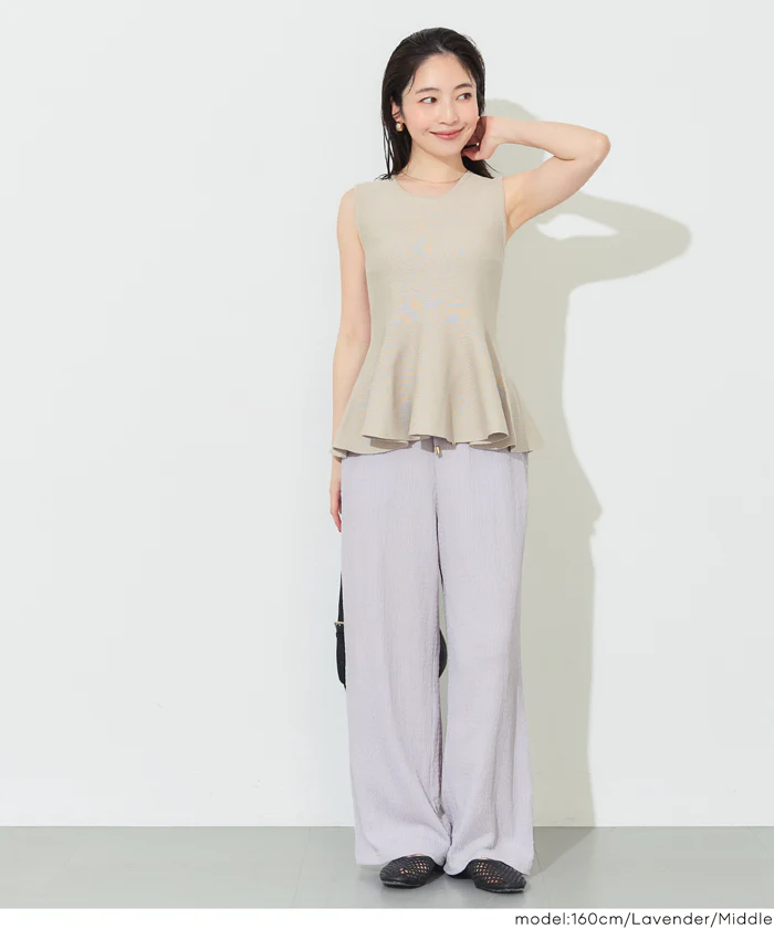 GW限定セール★ シボシャーリングイージーパンツ レディース メール便不可 - Image 13