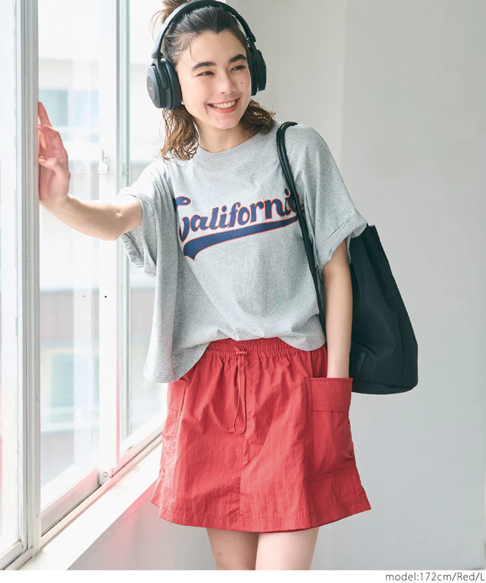ワッシャーナイロンキュロット レディース メール便可 - Image 14